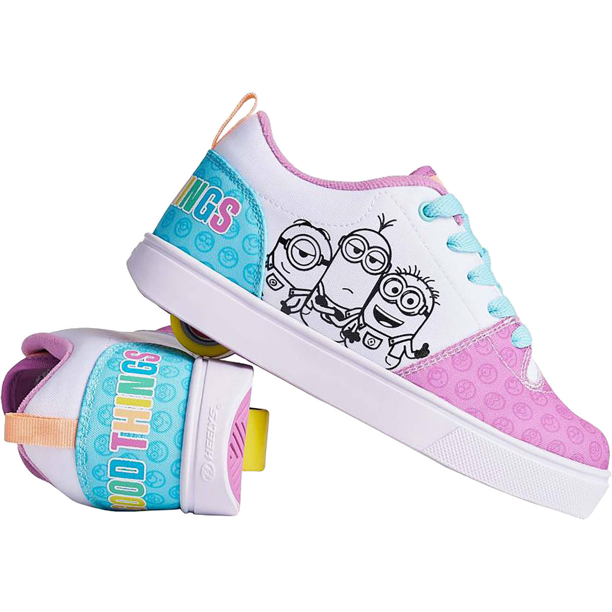 Heelys x Minions Ezzential - White/Purple/Sky Blue