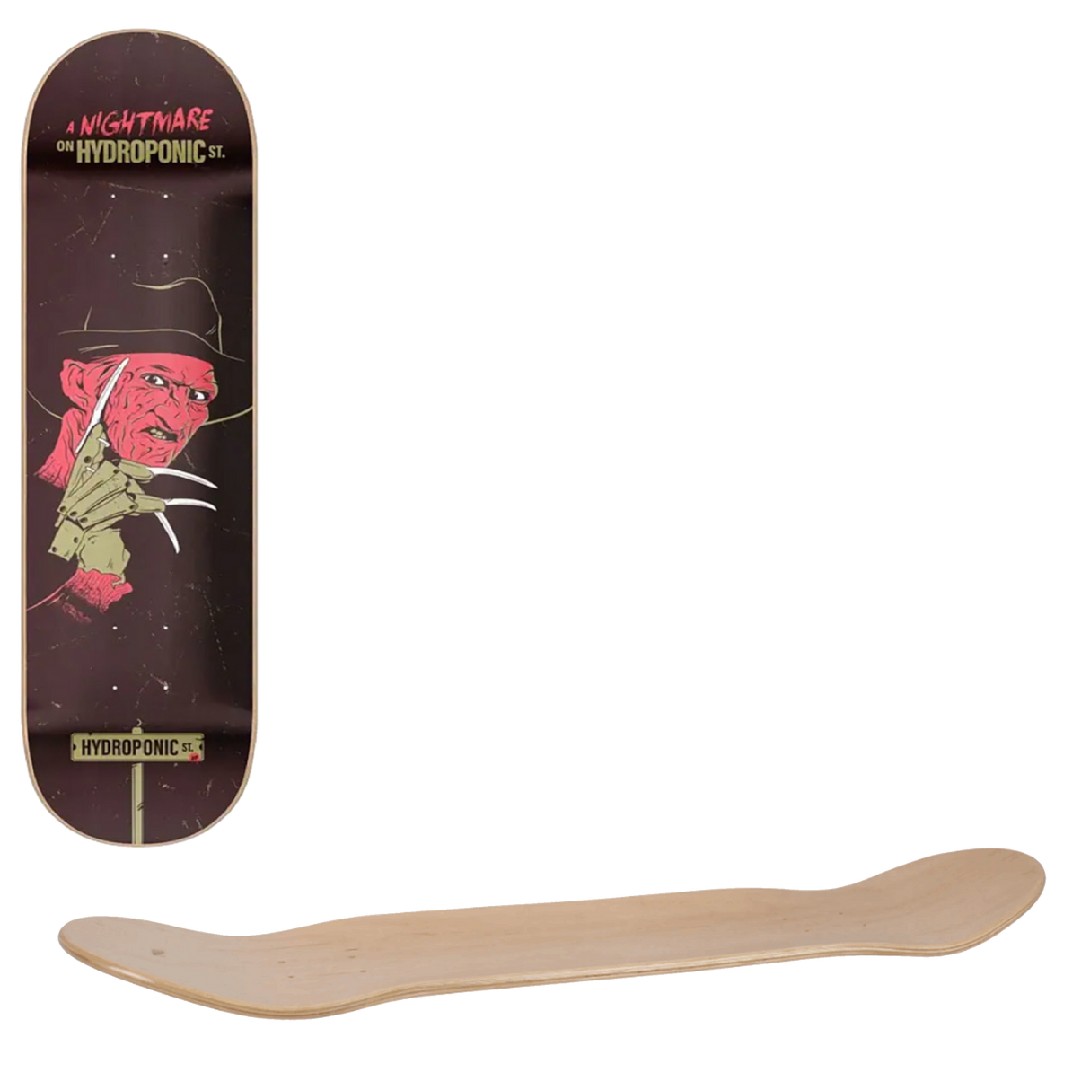 Hydroponic Horror Skateboard Deck - Fred 8.125"