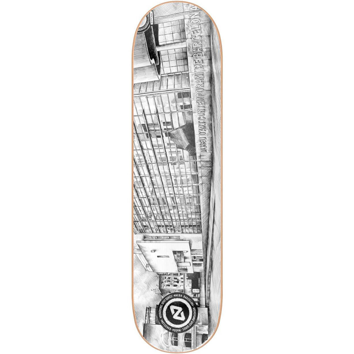 Hydroponic Spot Series Skateboard Deck - Macba 8"