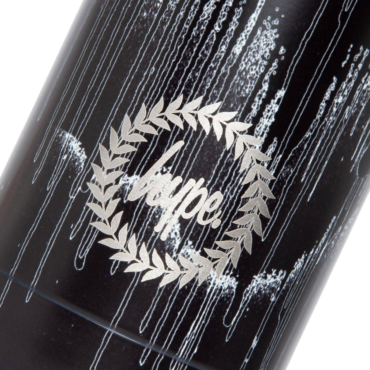 Hype Metal Water Bottle 500ml - Mono Static Wave