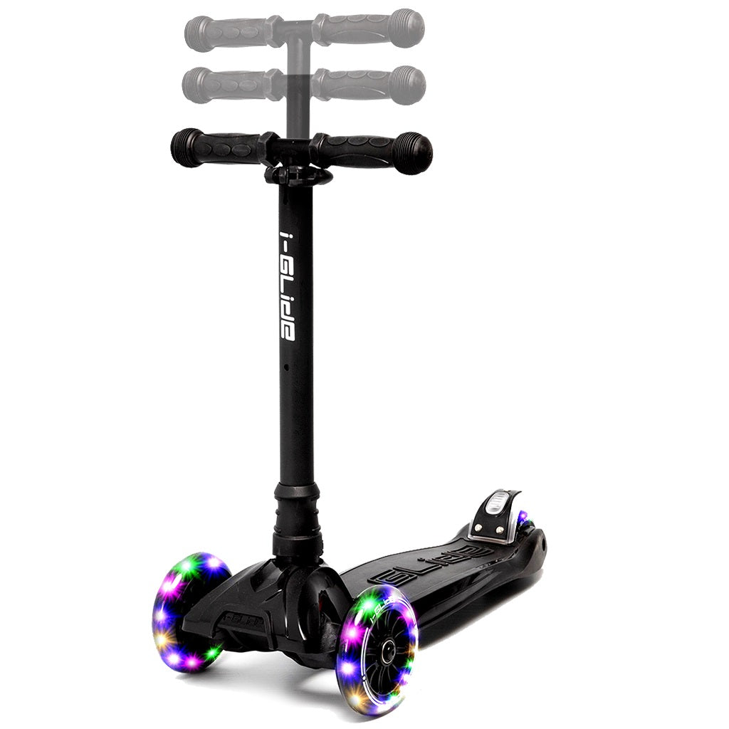 I-Glide 3-Wheel Kids Scooter - Black