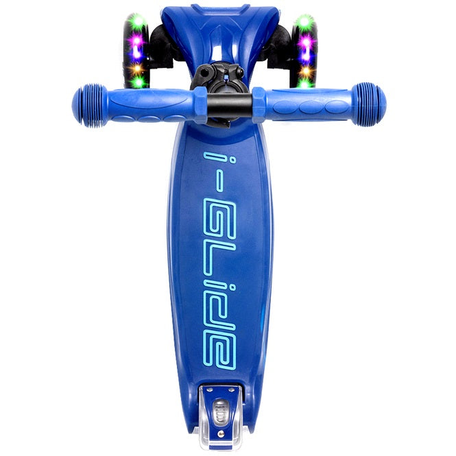 I-Glide 3-Wheel Kids Scooter - Blue/Blue