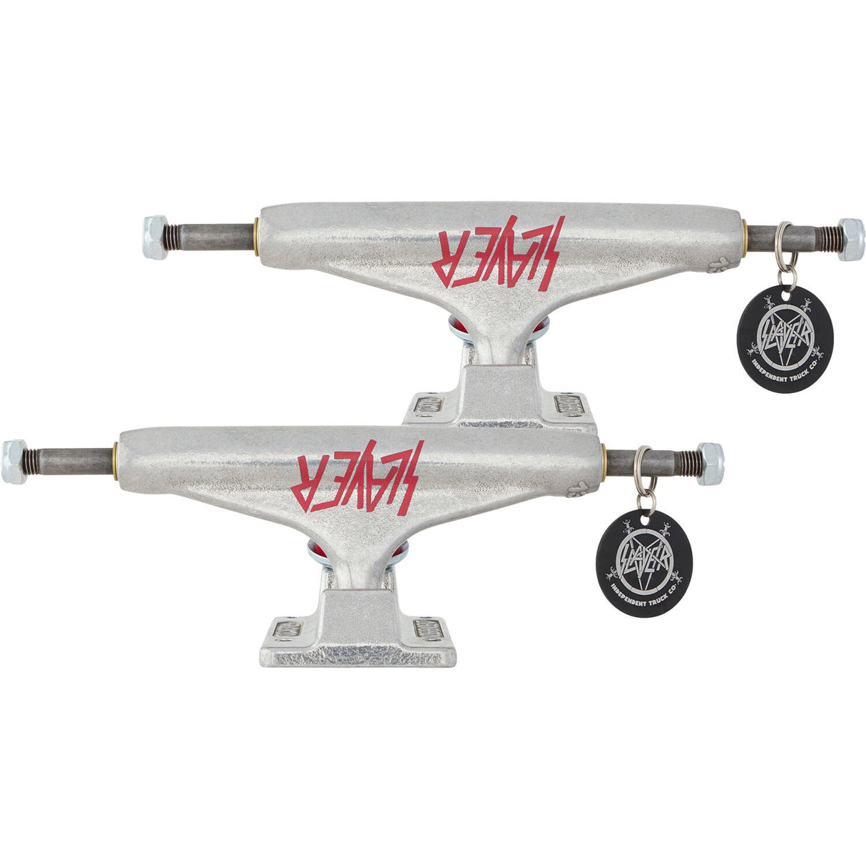 Independent x Slayer Stage 11 Skateboard Trucks - Silver 149mm