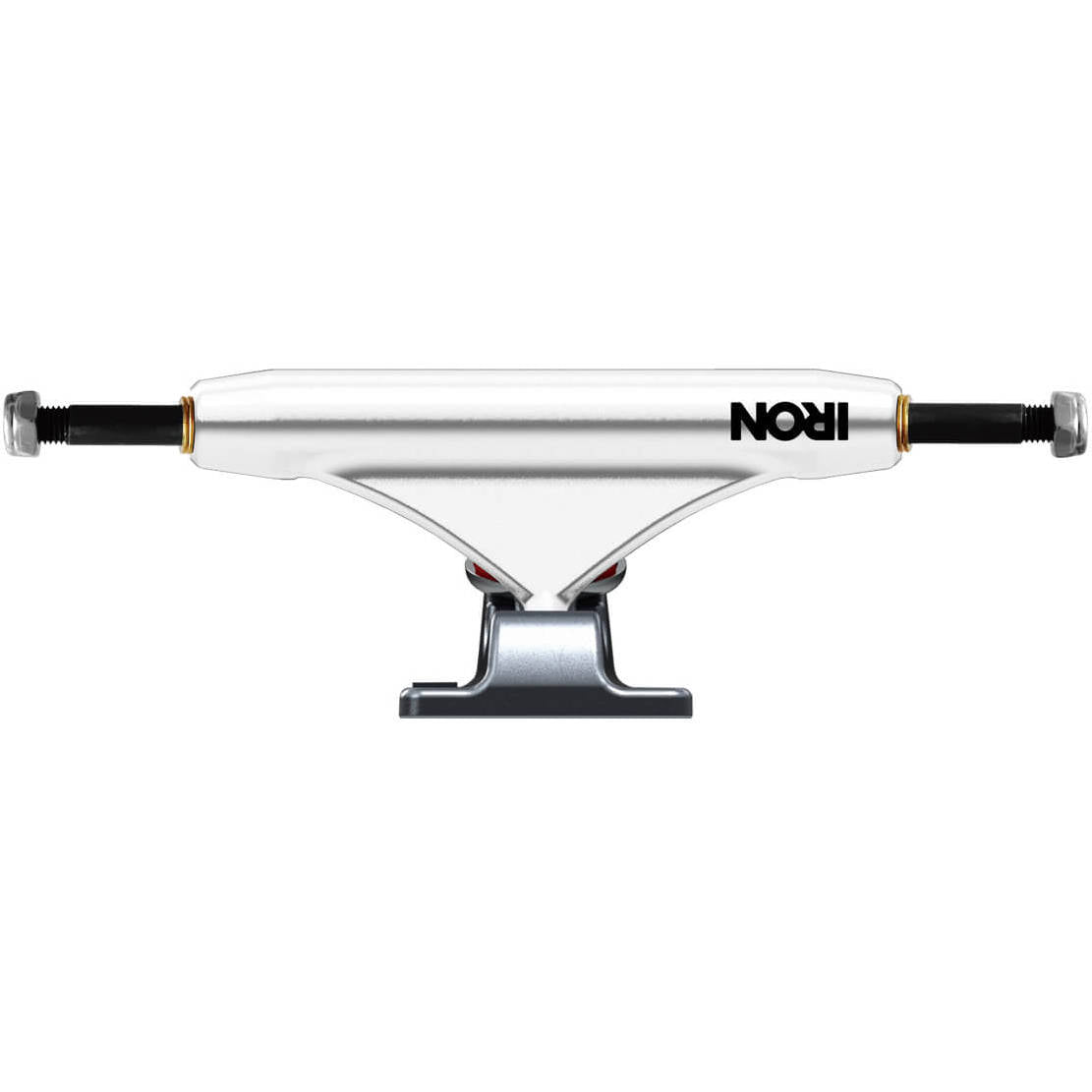 Iron High Skateboard Trucks - White 129mm