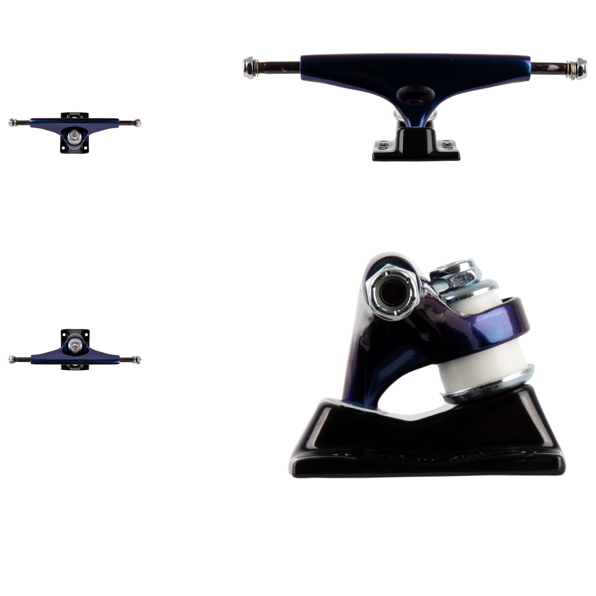 Krux Krome Chameleon 2 Skateboard Trucks - Blue 8''