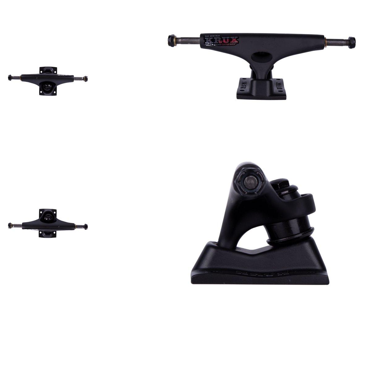 Krux K5 DLK Black Widow Skateboard Trucks - Black 8.5''