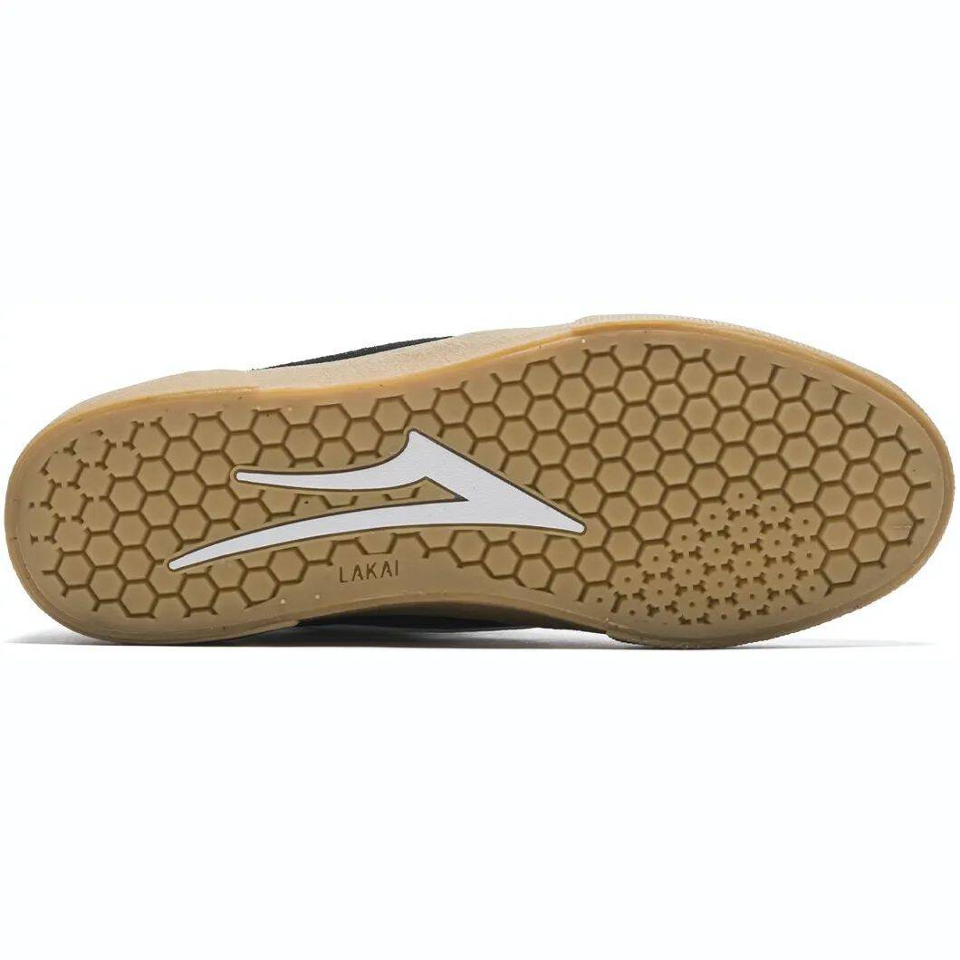 Lakai Cambridge Skate Shoes - Black/Gum Suede