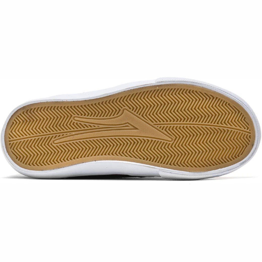 Lakai Cambridge Skate Shoes - Black/White Suede