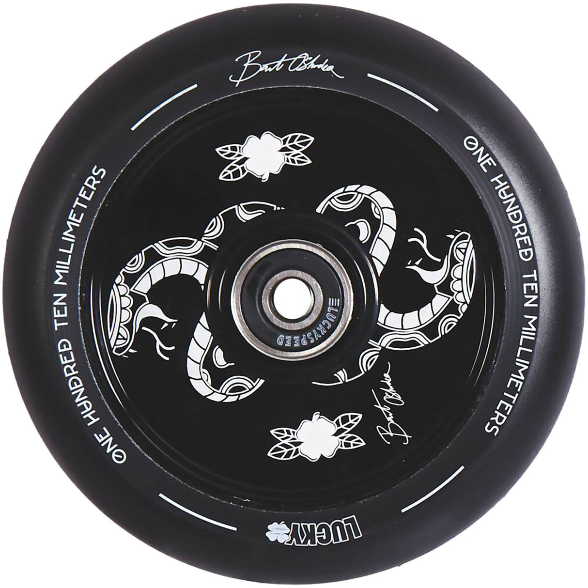 Lucky Lunar Bart Oskroba Signature 110mm Scooter Wheel - Black