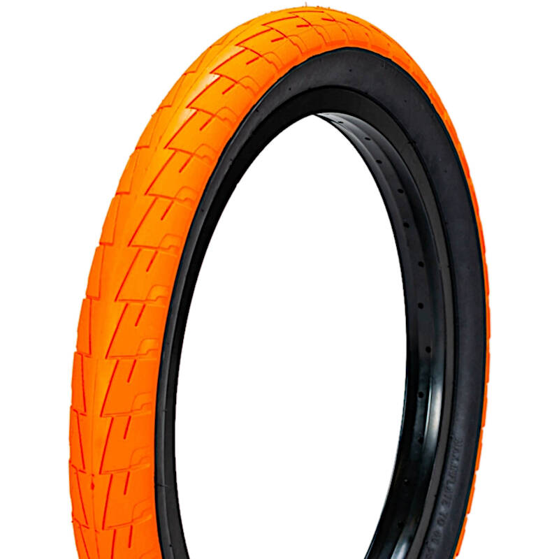 Mafiabike LC 20'' BMX Tyre - Orange/Blackwall