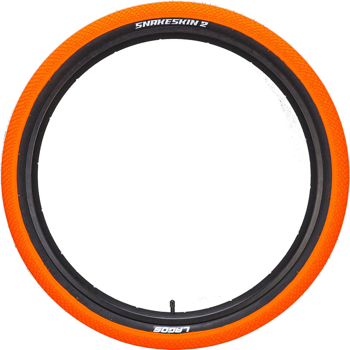 Mafiabike Lagos Snakeskin 2 29" BMX Tyre - Orange/Black (PAIR)