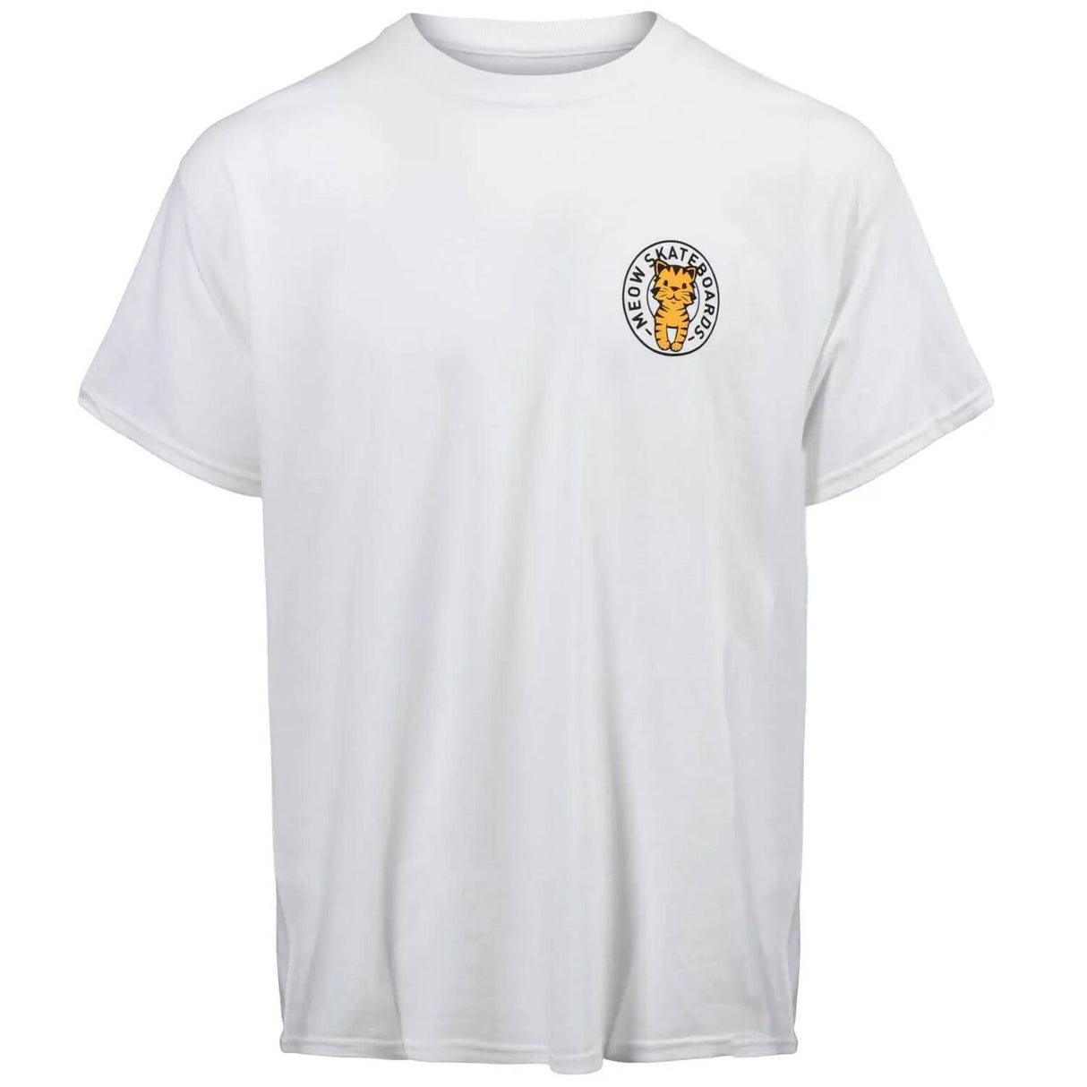 Meow Tabby Seal T Shirt - White