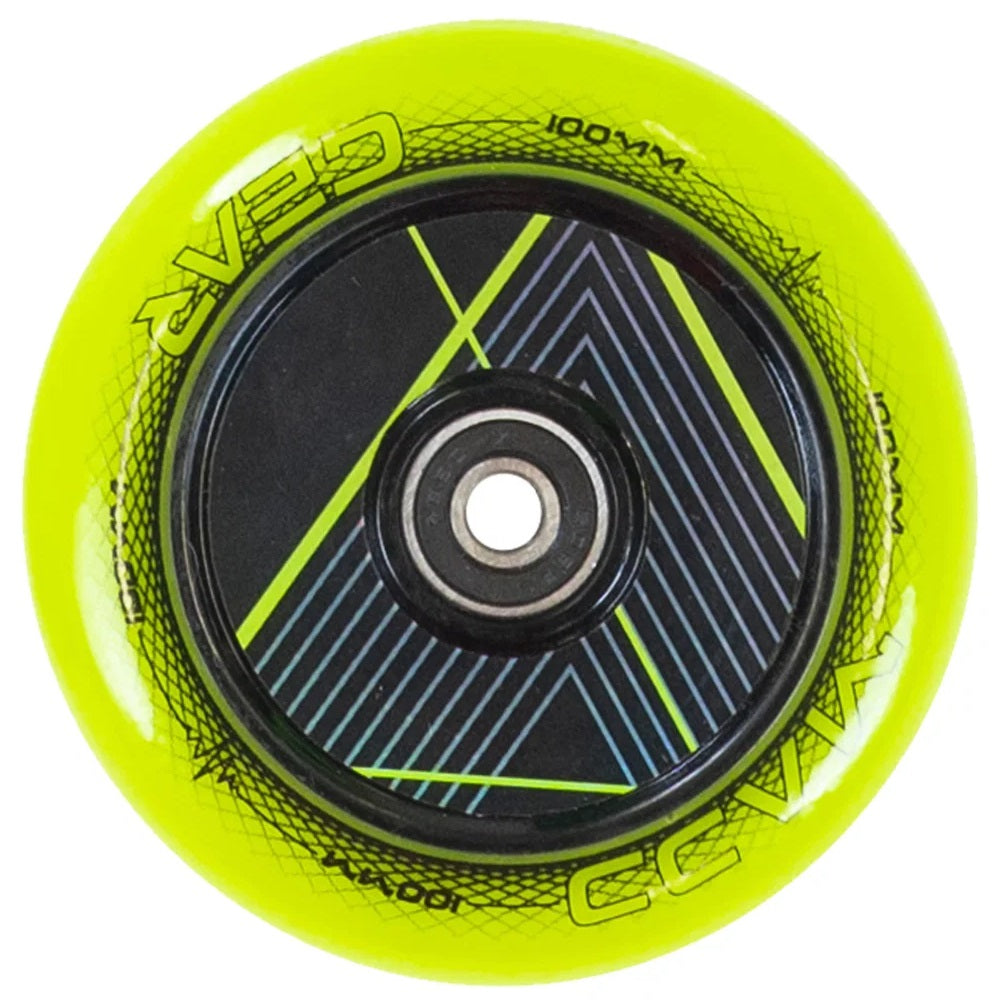 Madd Gear Raven Hollow Core 100mm Scooter Wheel - Green