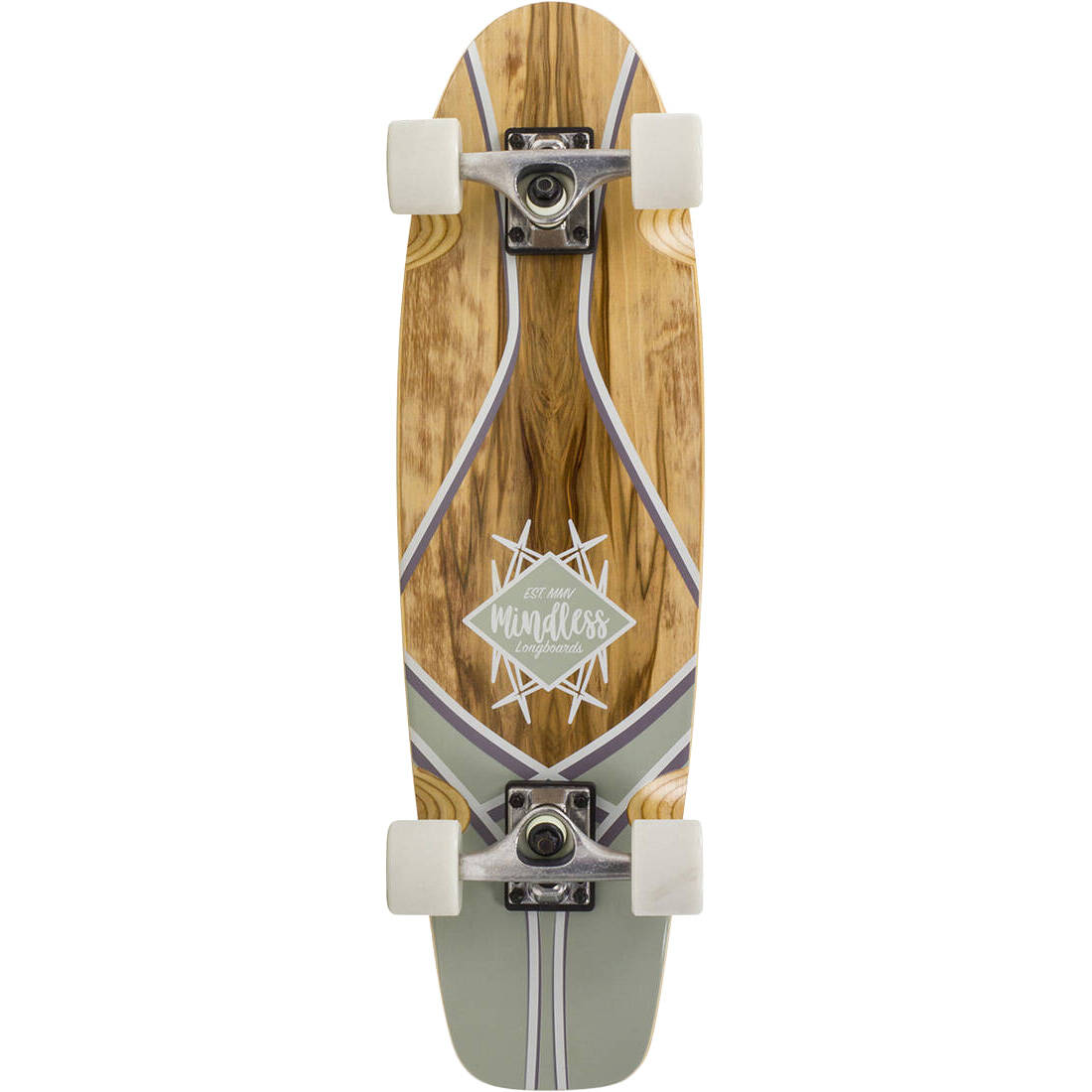 Mindless Core Cruiser Complete Longboard - Red Gum 28.5''