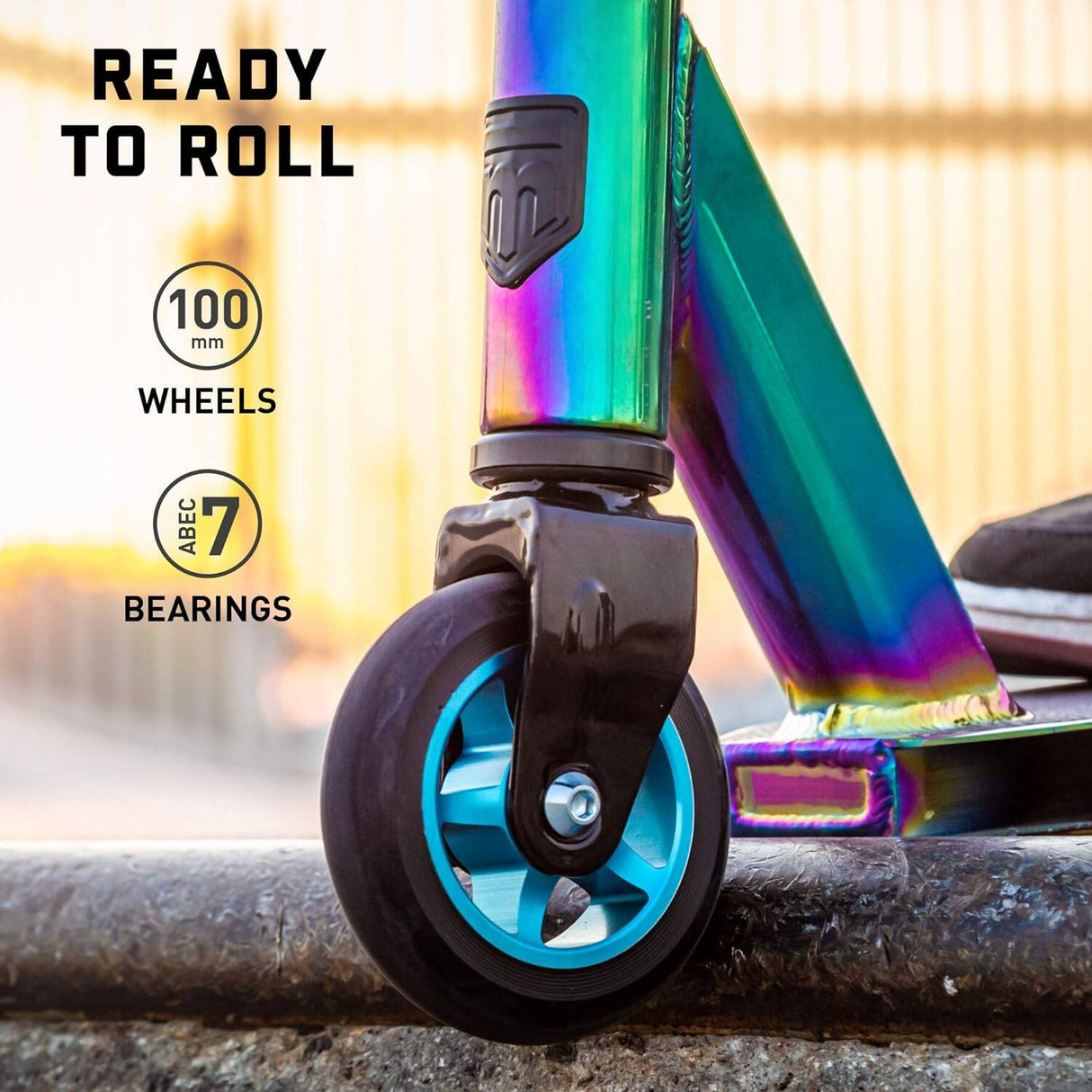 Mongoose Rise 100 Pro Stunt Scooter - Oil Slick