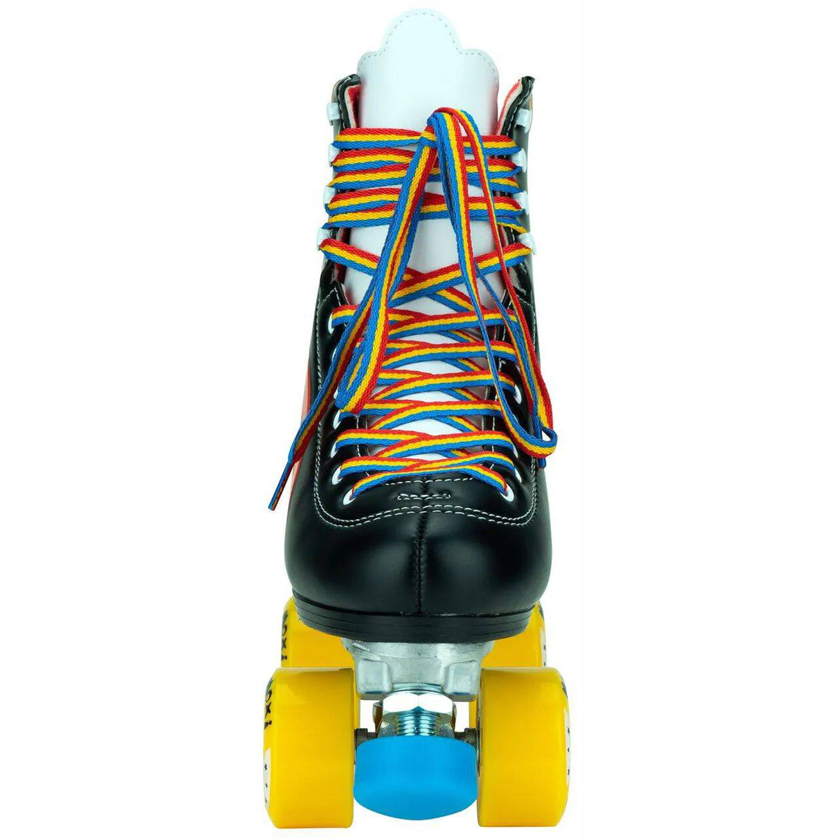 Moxi Rainbow Quad Roller Skates - Black