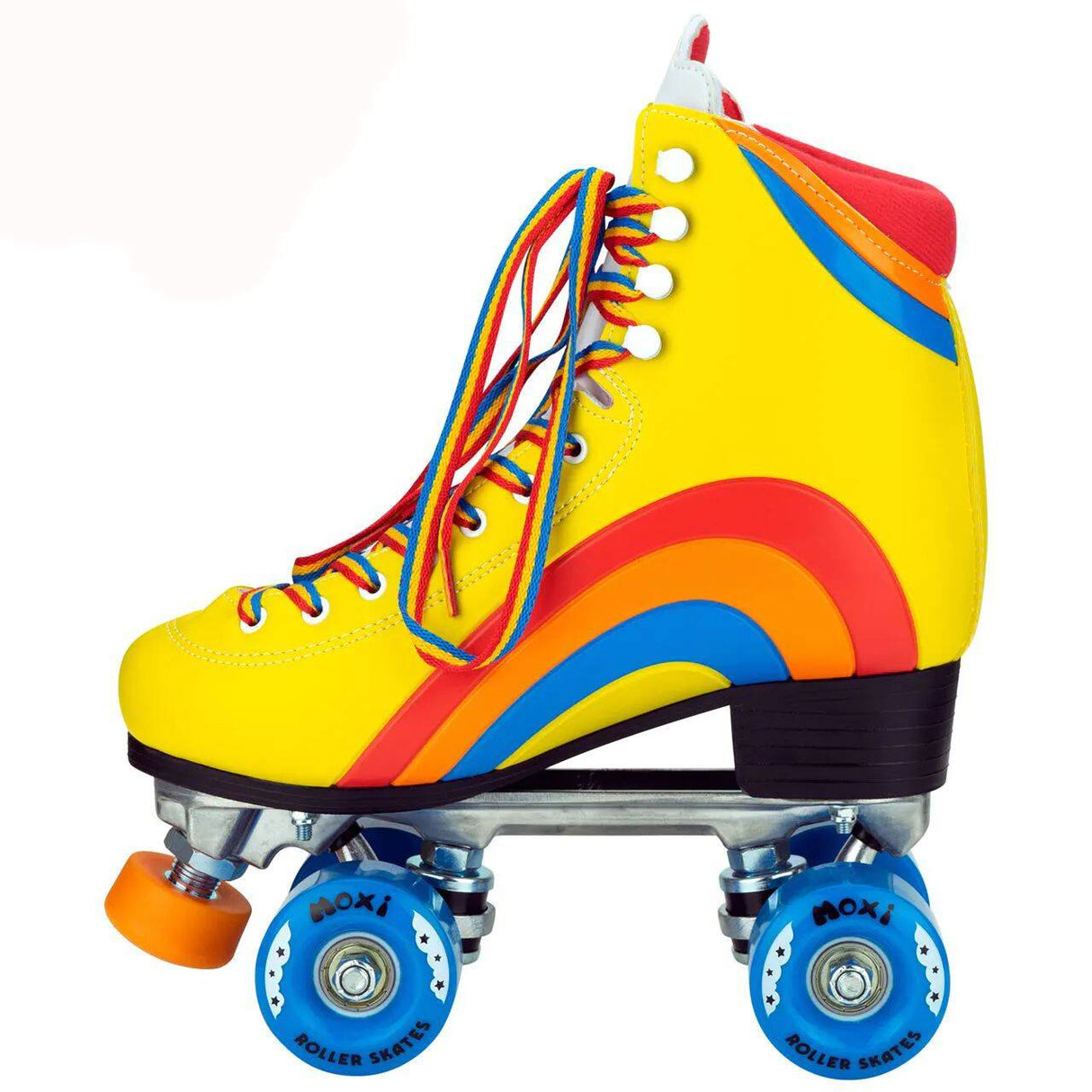 Moxi Rainbow Quad Roller Skates - Sunset Yellow