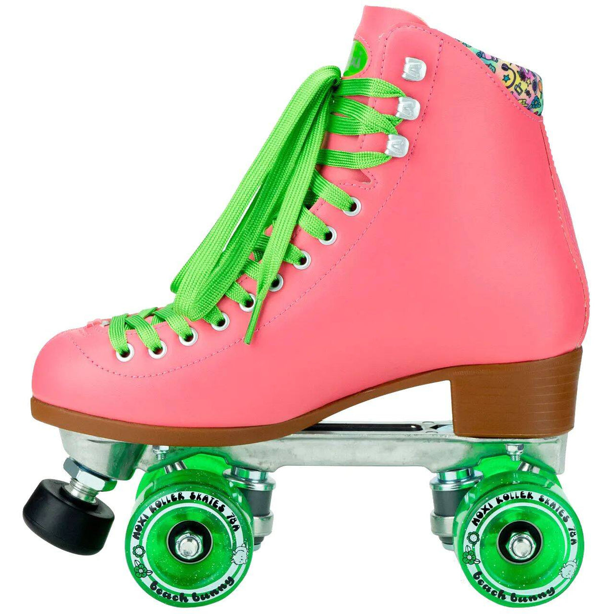 Moxi Beach Bunny Quad Roller Skates - Watermelon