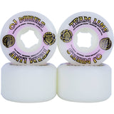 OJ Team Hardline 99a Skateboard Wheels - White 53mm