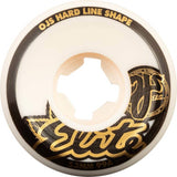 OJ Elite Hardline 99a Skateboard Wheels - White 53mm (Pack of 4)