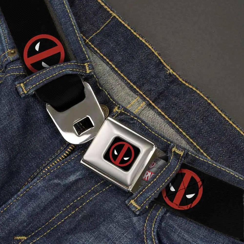 Buckle-Down Marvel Deadpool Logo Belt