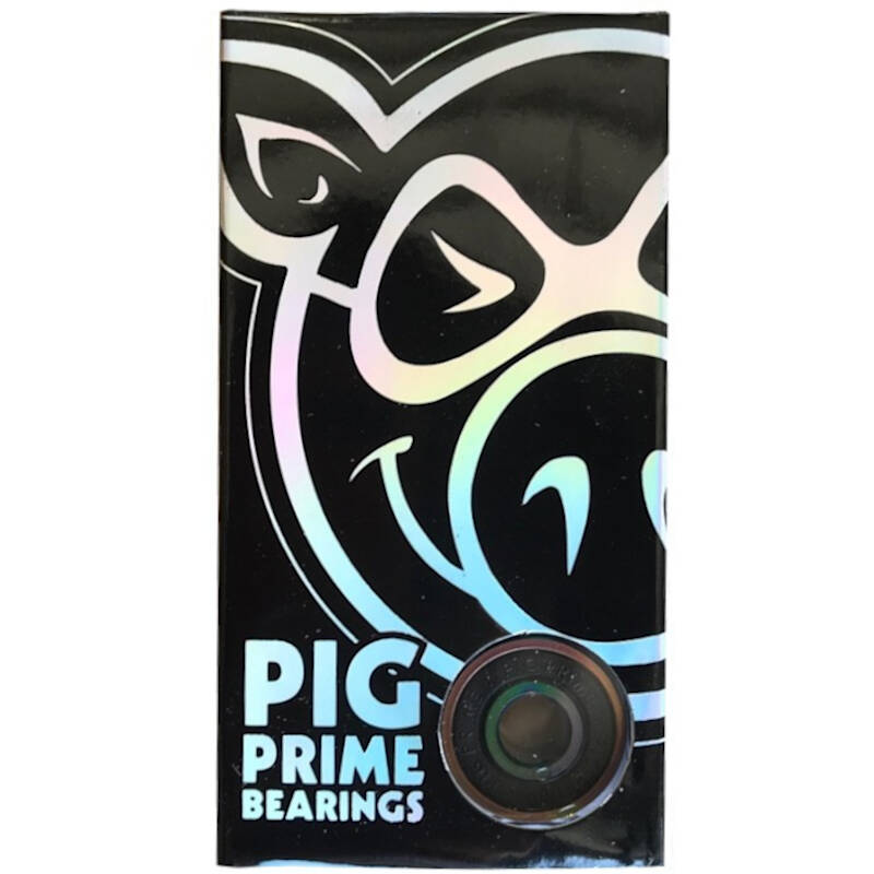 Pig Wheels Prime Skateboard Bearings (Pack of 8)