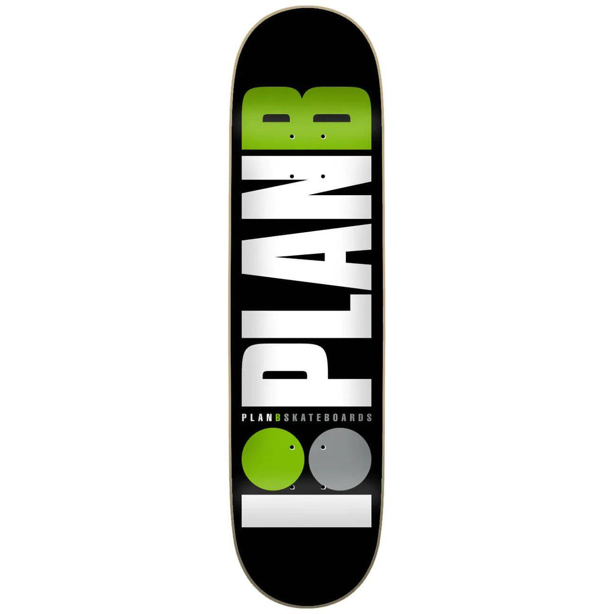 Plan B Team Skateboard Deck - Green 8''