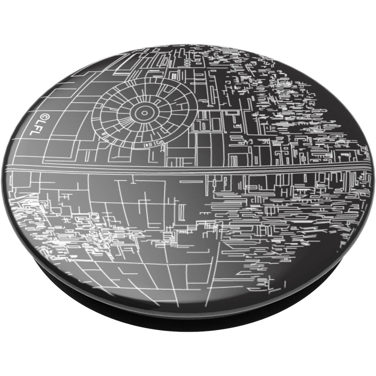 PopSockets Grip - Aluminium Death Star - 2nd Gen