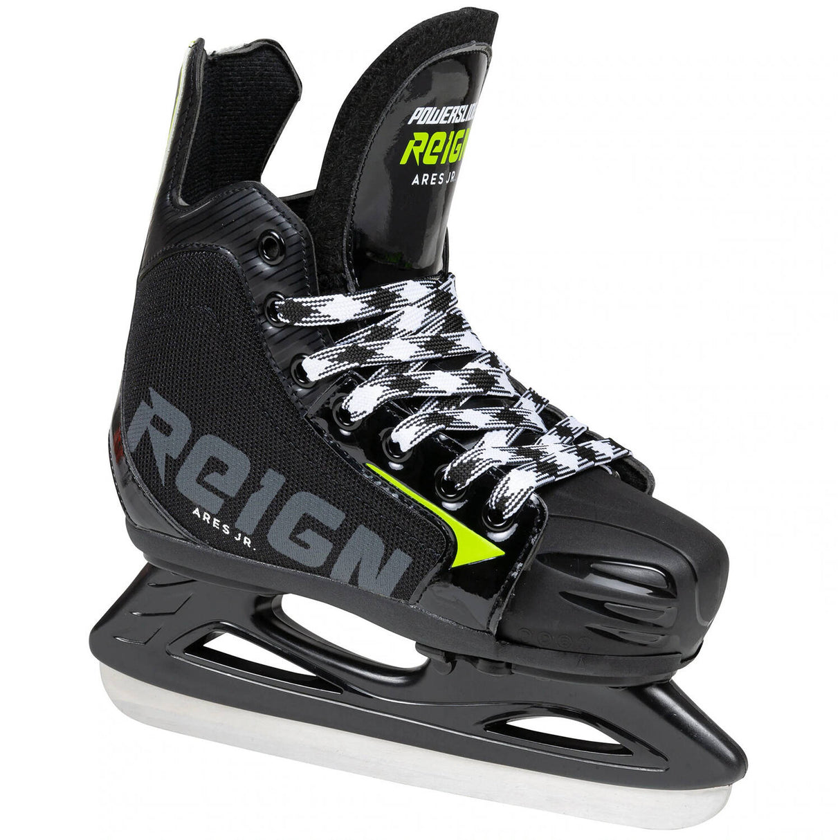 Powerslide Reign Ares Junior Ice Hockey Skates - Black