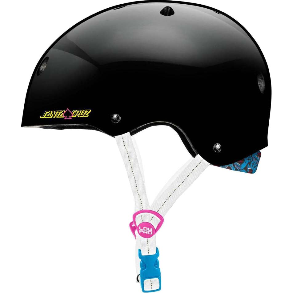 Pro-Tec x Santa Cruz Low Pro Helmet - Black Gloss