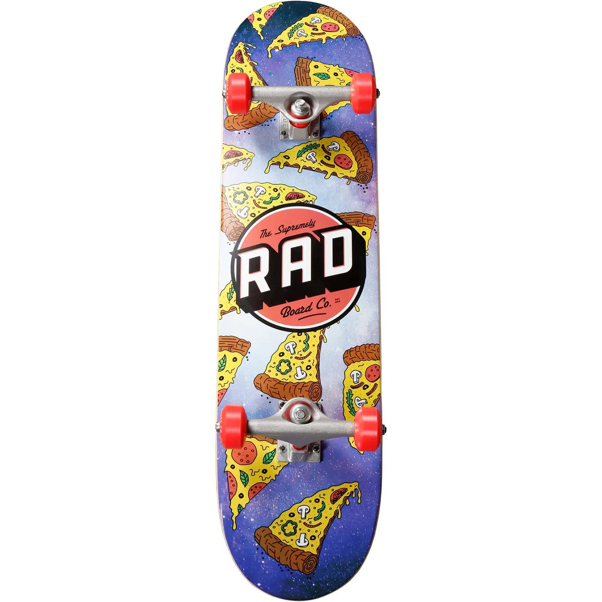 Rad Progressive Complete Skateboard Galaxy Pizza - 8"