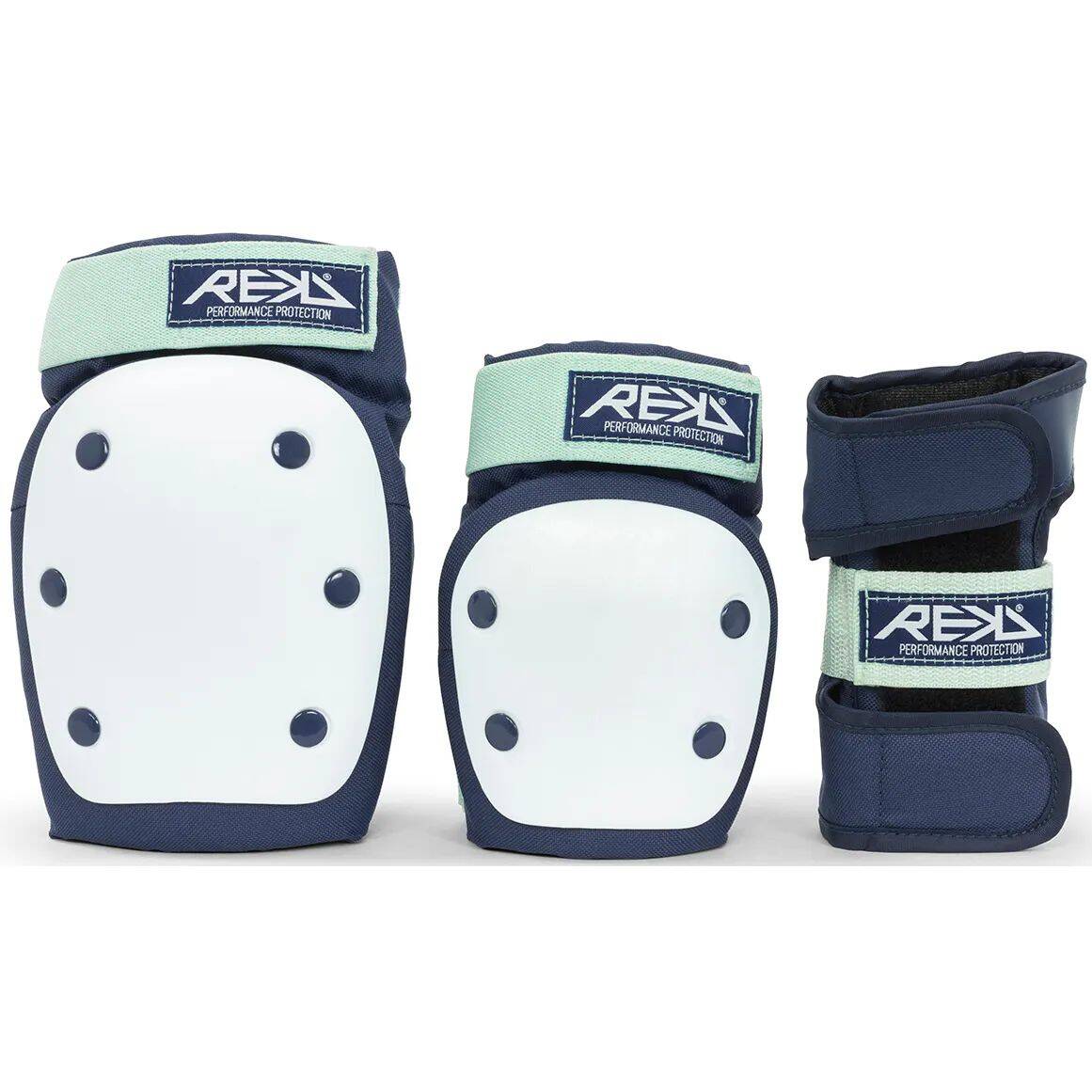 REKD Adult Heavy Duty Triple Pad Set - Blue/Mint