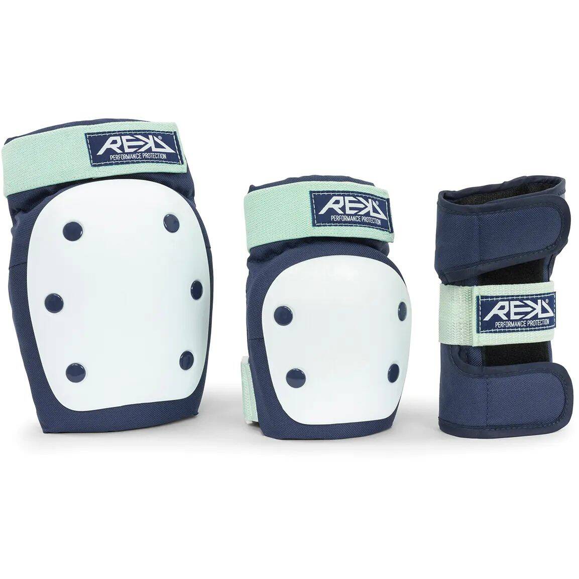 REKD Adult Heavy Duty Triple Pad Set - Blue/Mint