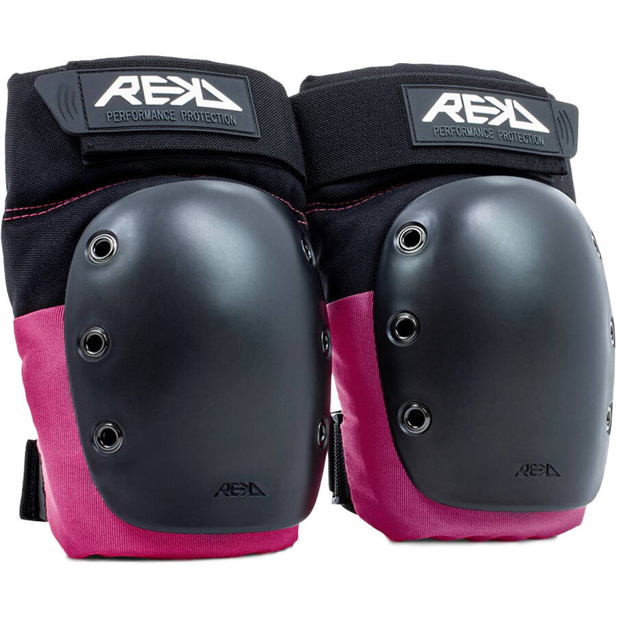 REKD Ramp Knee Pads - Black/Pink