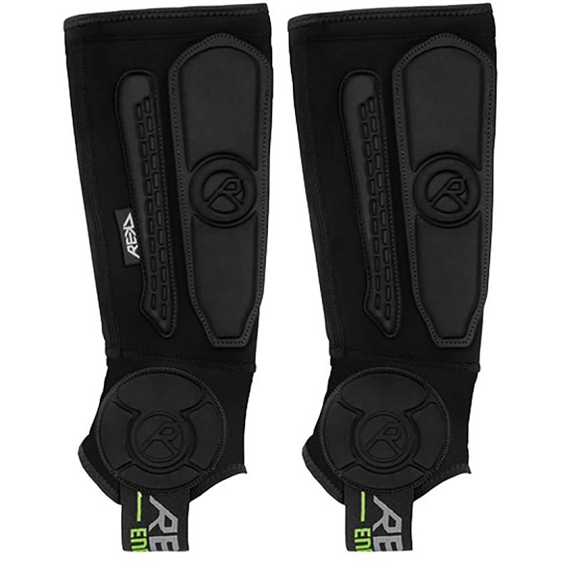 REKD Energy Covert Short Shin & Ankle Guards - Black