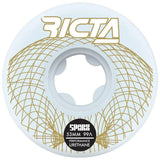 Ricta Wireframe Sparx 99a Skateboard Wheels - White 53mm