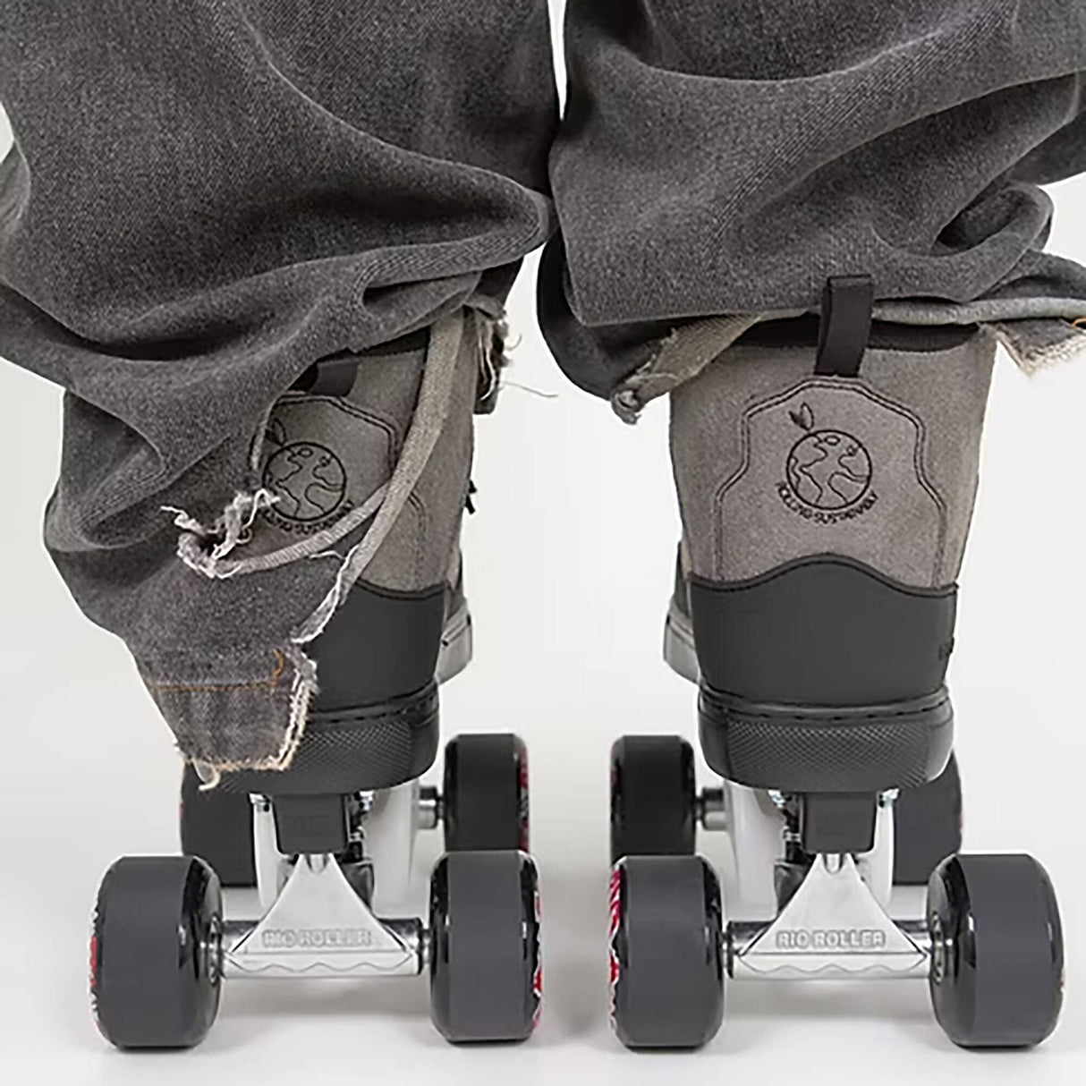 Rio Roller Ramp Quad Roller Skates - Grey