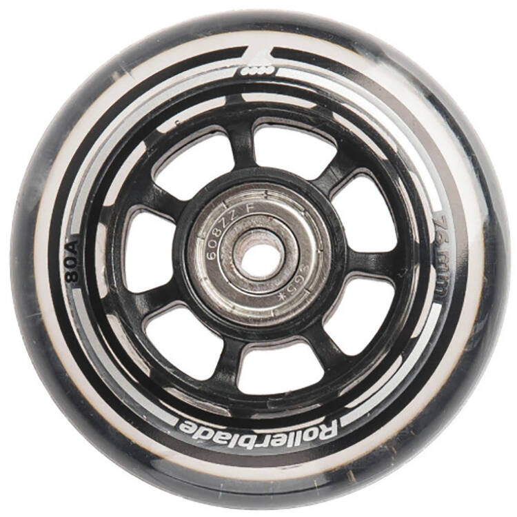 Rollerblade 76/80a SG5 6mm SP Inline Skate Wheels - Natural
