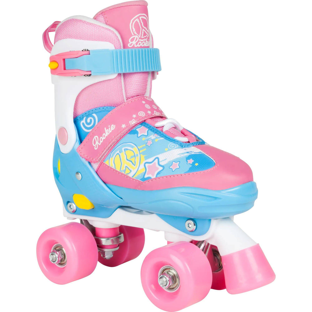Rookie Fab 2.0 Adjustable Quad Skates - Blue/Pink