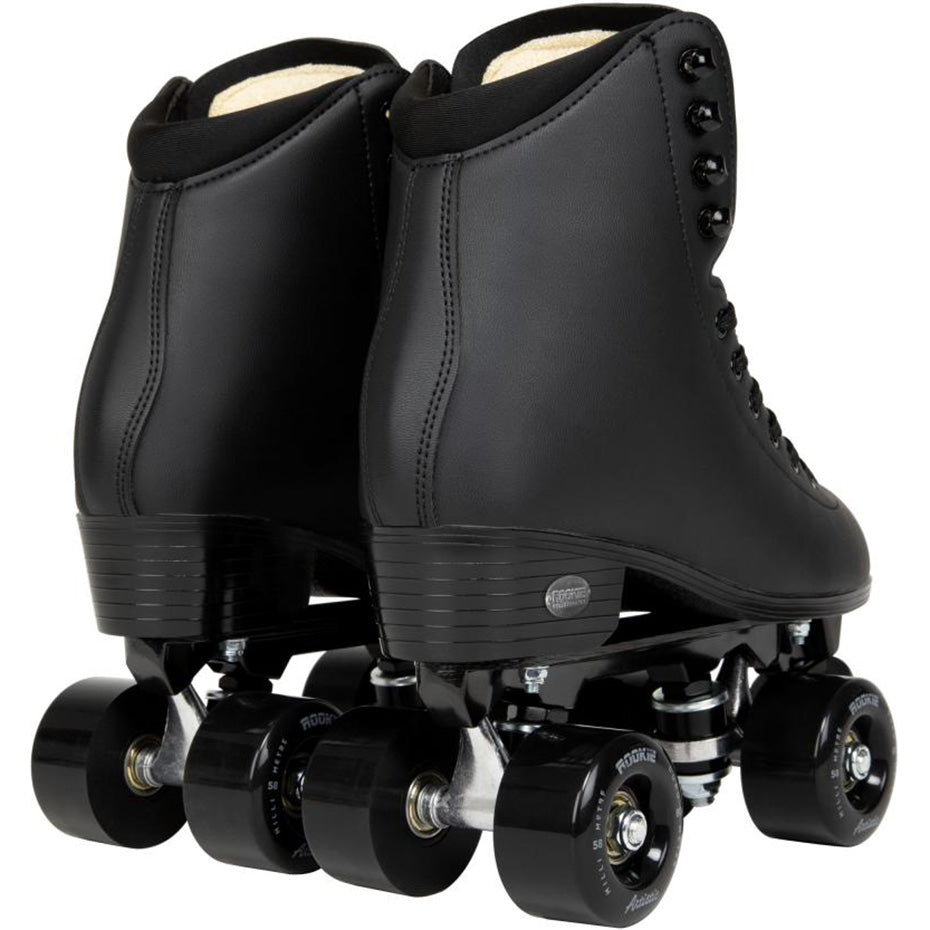 Rookie Artistic Quad Roller Skates - Black