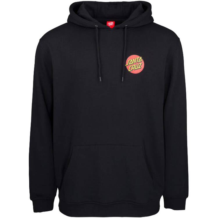 Santa Cruz Classic Dot Chest Hoodie - Black