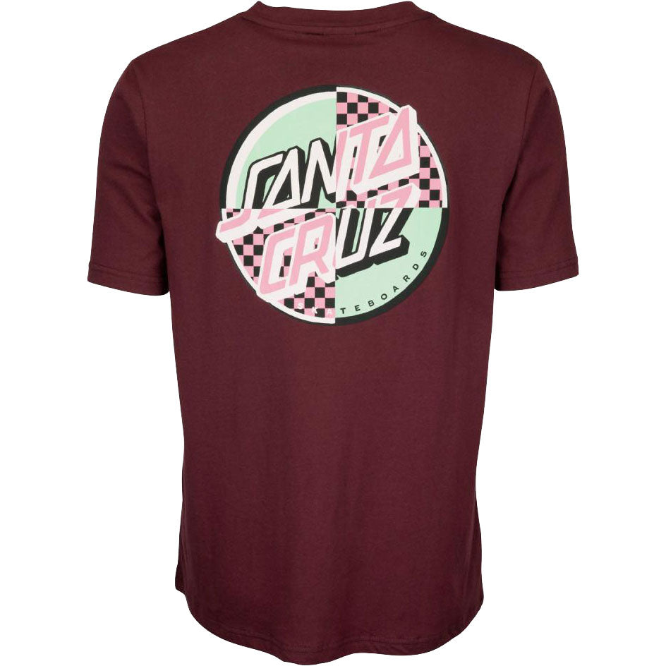 Santa Cruz Intro Dot T Shirt - Beetroot
