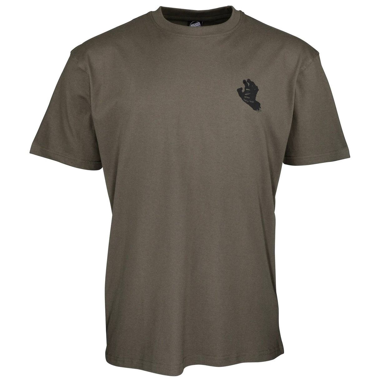 Santa Cruz Contra Hand Mono T Shirt - Washed Black SML