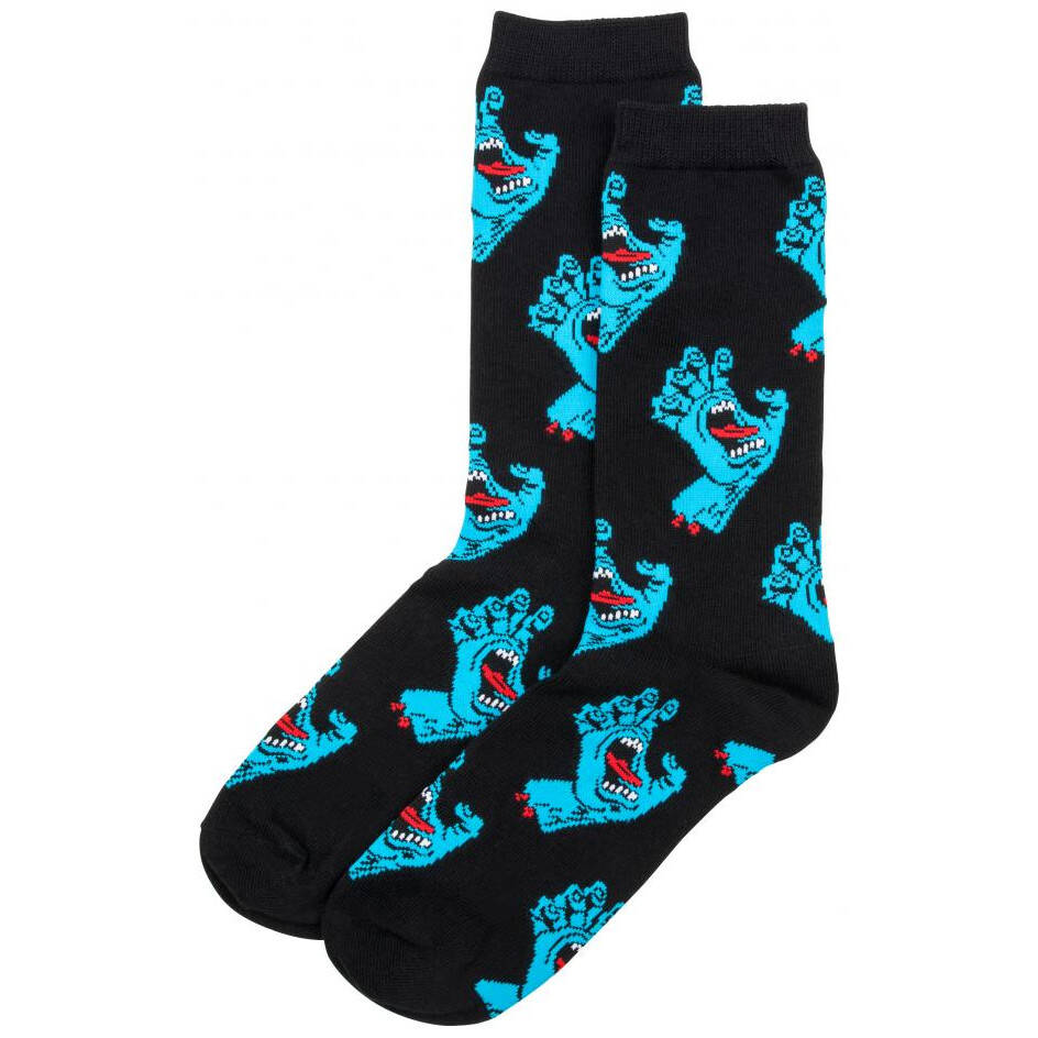 Santa Cruz Multi Hand (2Pk) Socks - Black/White