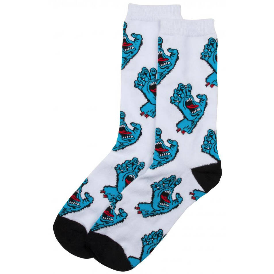 Santa Cruz Multi Hand (2Pk) Socks - Black/White