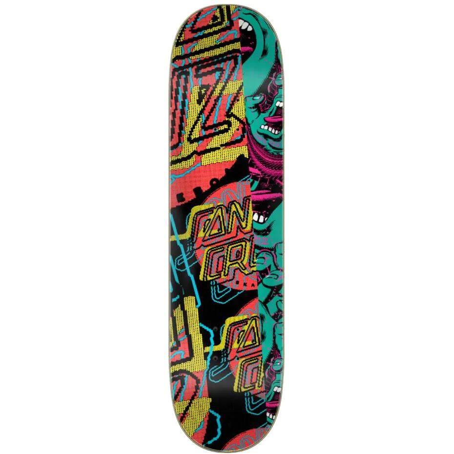 Santa Cruz No Pattern Dot Skateboard Deck - Multi 8''