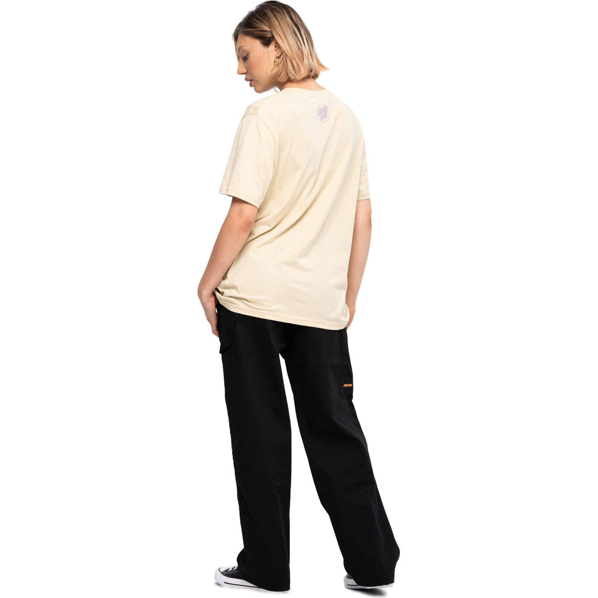 Santa Cruz Delfino Flower Womens T Shirt - Birch