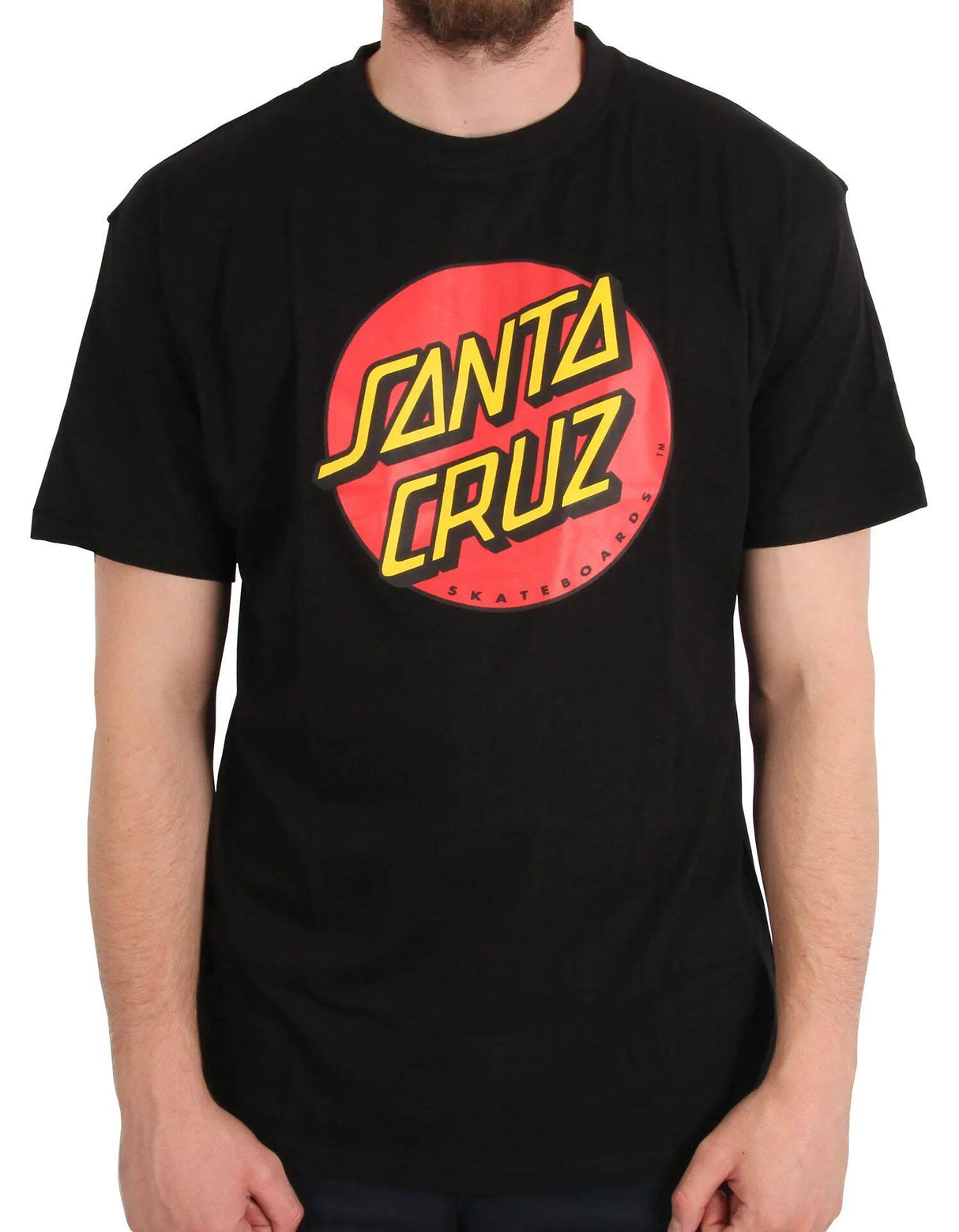 Santa Cruz Classic Dot T Shirt - Black