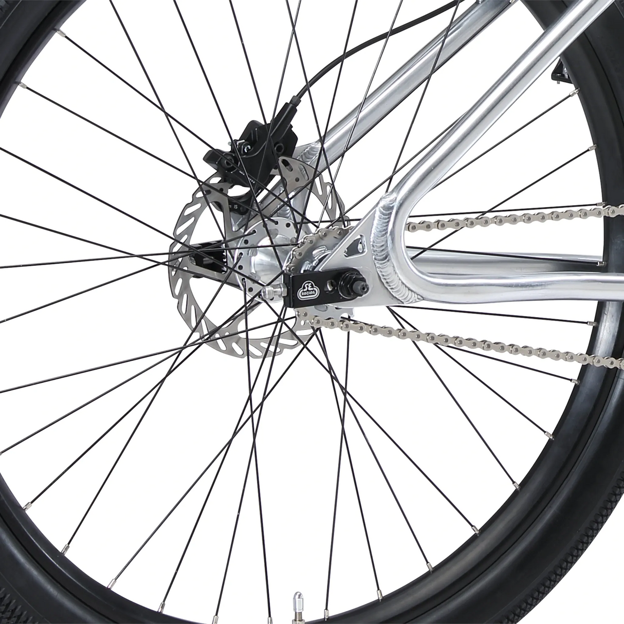 SE Perry Kramer Ripper 27.5'' 2021 Complete BMX - High Polish Silver