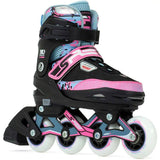 SFR Pixel Adjustable Inline Skates - Blue/Pink